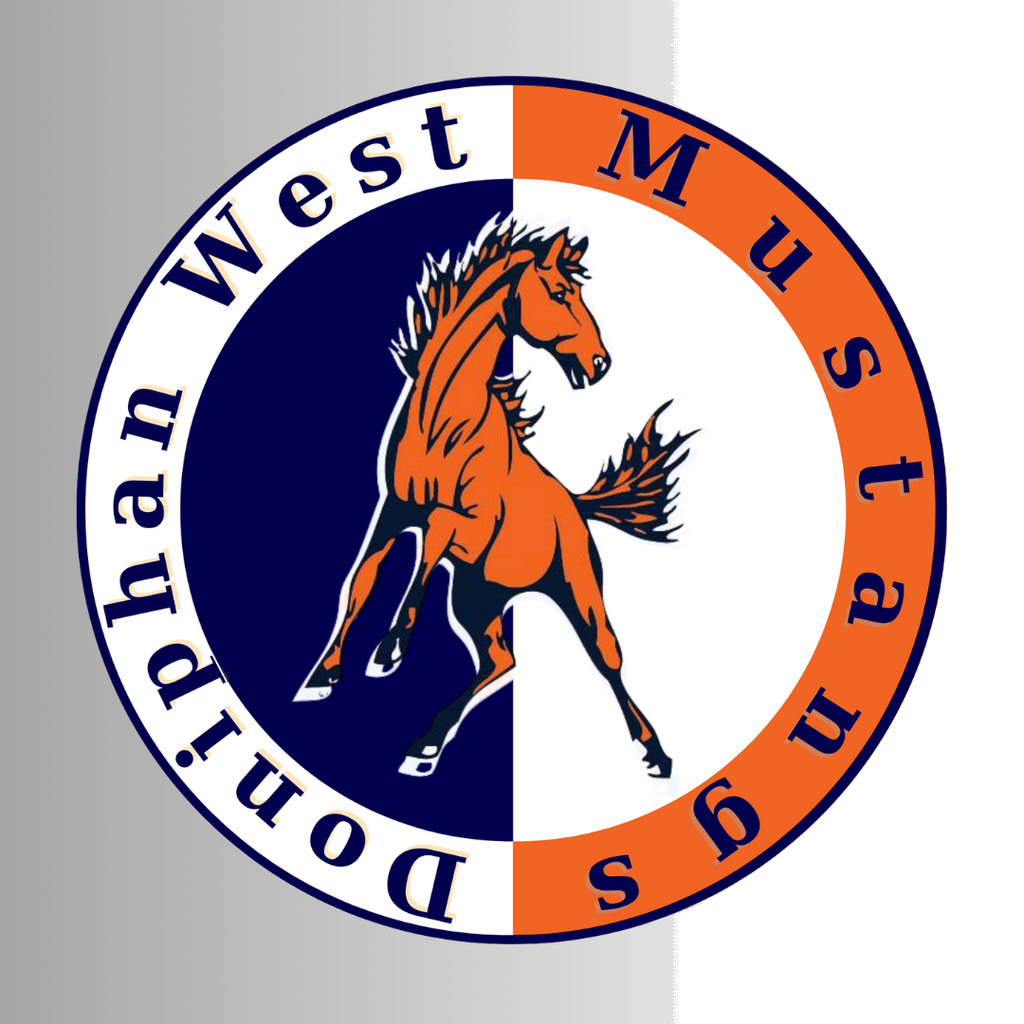 Doniphan West Mustangs logo